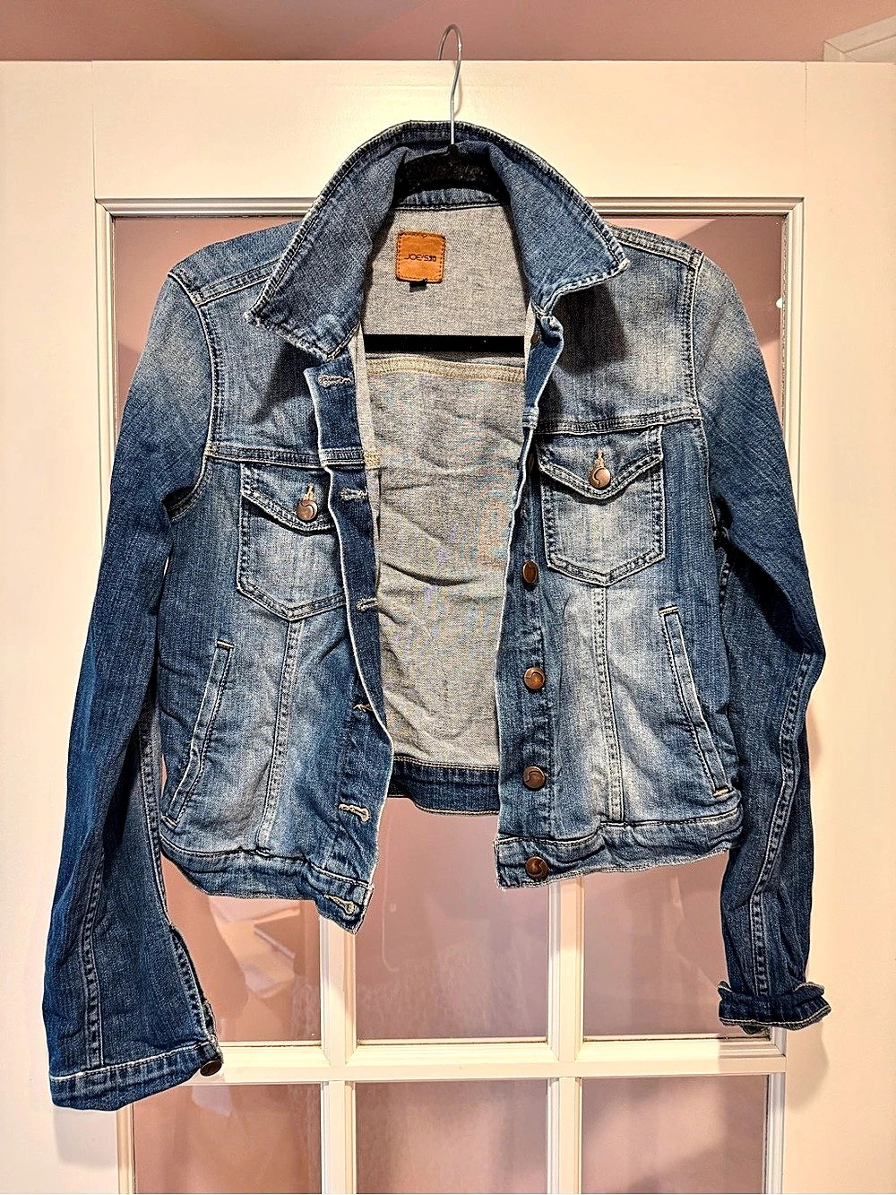 Joe's Jeans Denim Jacket in Blue Size Medium